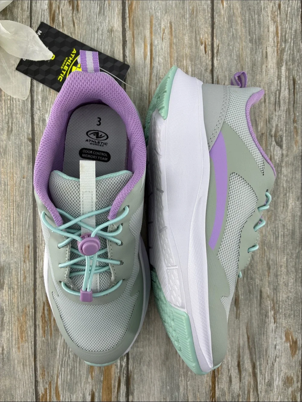Little Girls Bungee Mesh Sneakers Shoes Size 3